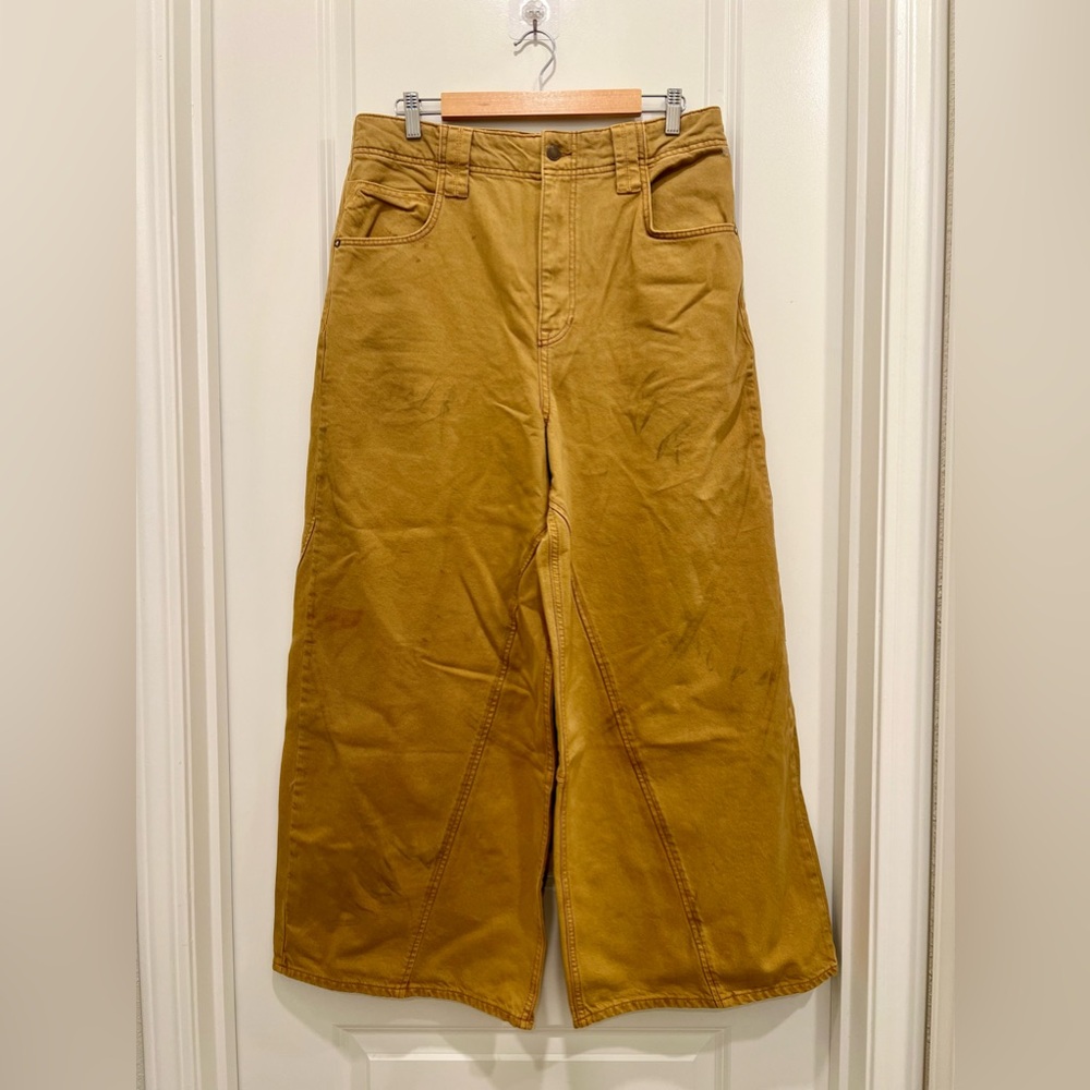 FREE PEOPLE Chill Vibes Wide Leg Jeans - Picture 2 of 11